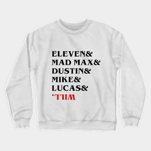 Stranger Things Names Crewneck Sweatshirt